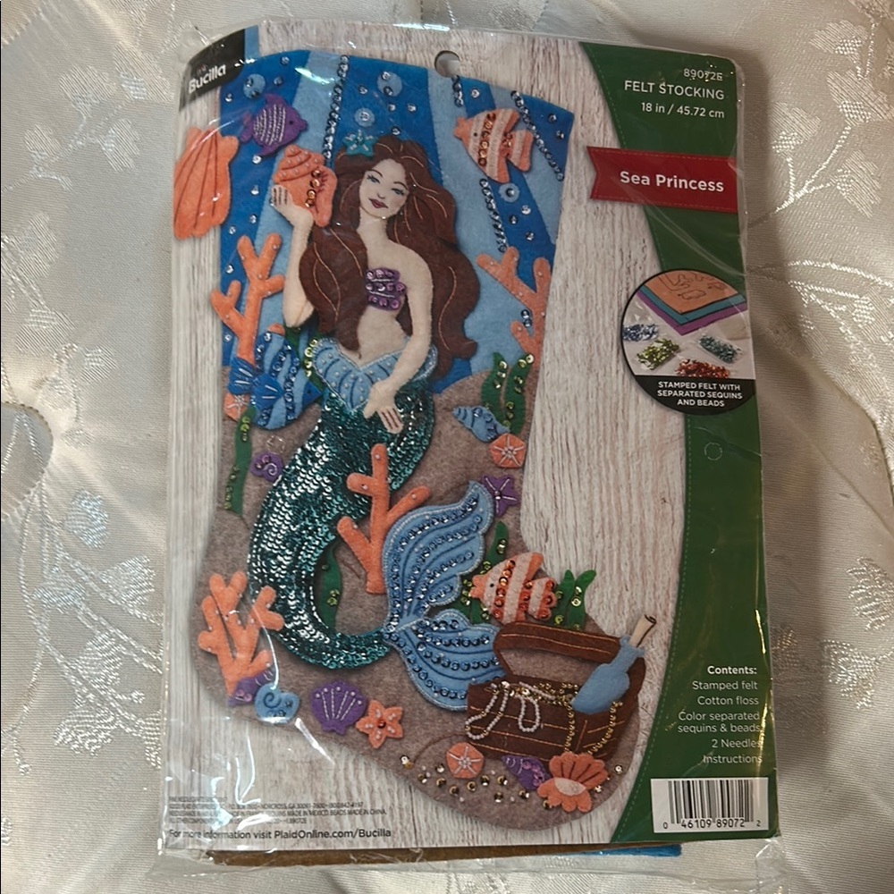 Mermaid Felt Stocking Kit